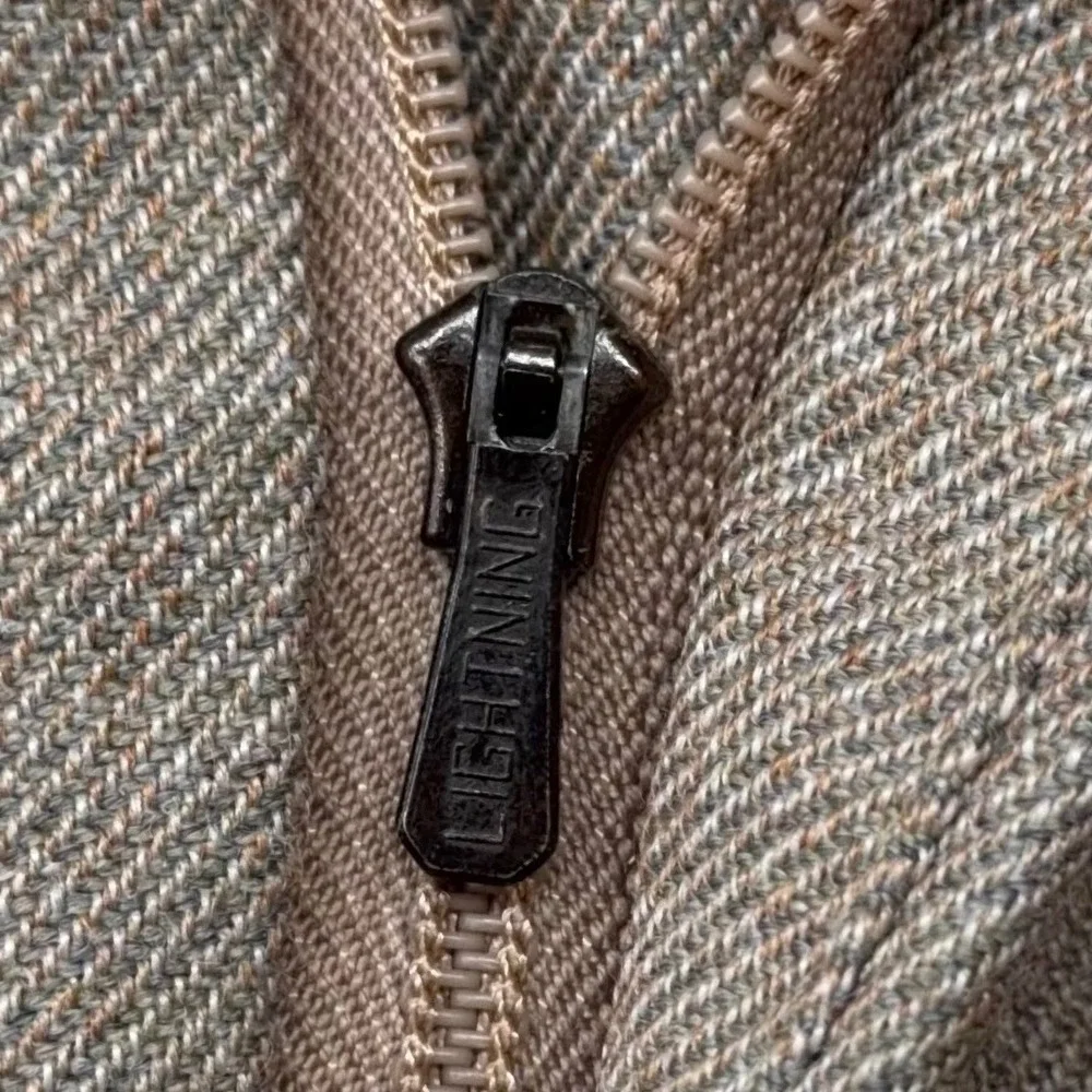 Vintage Levis Sportswear Classics Mens Tan Wool‎ Blend Trousers Made in UK 38x34
